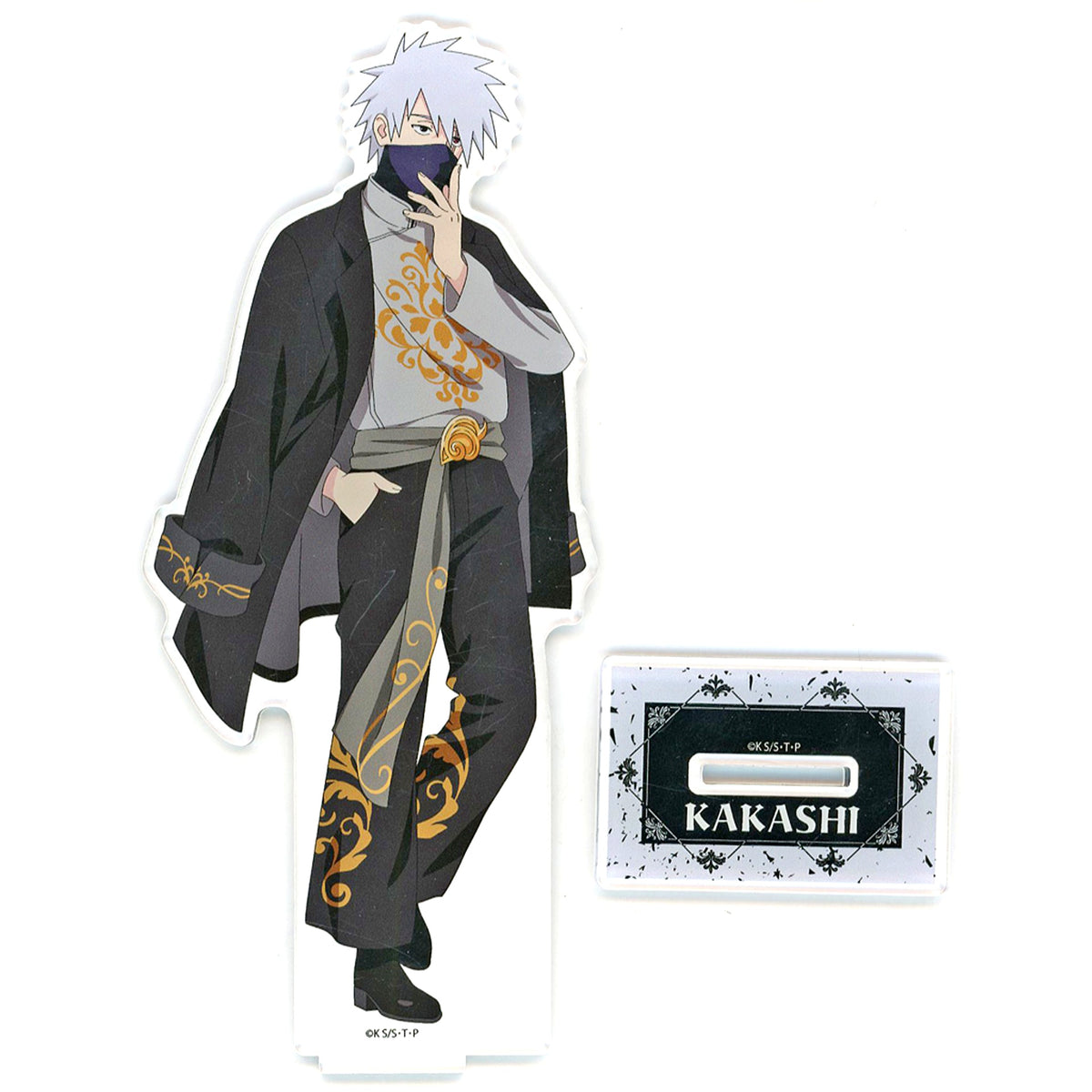 Kakashi Hatake Big Acrylic Stand Arabesque Fashion Ver. Naruto Shippuden Pop Up Shop [USED]