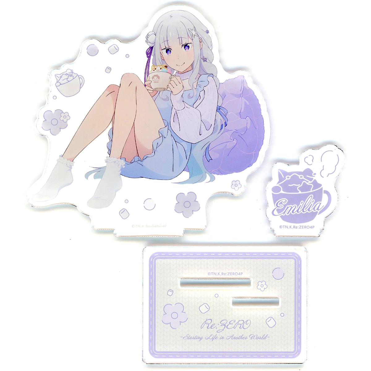 Emilia Acrylic Stand Emilia Birthday Life 2025 Ver. Re:ZERO -Starting Life in Another World- [USED]