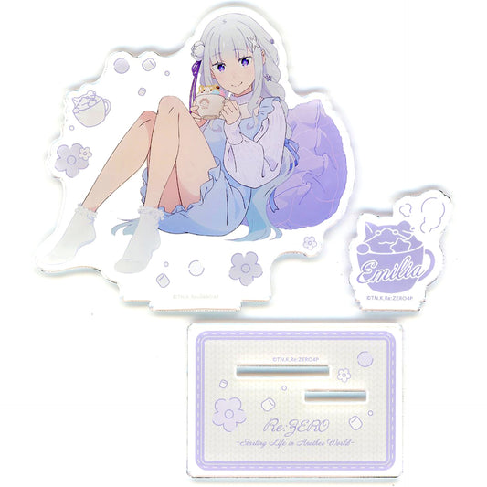 Emilia Acrylic Stand Emilia Birthday Life 2025 Ver. Re:ZERO -Starting Life in Another World- [USED]