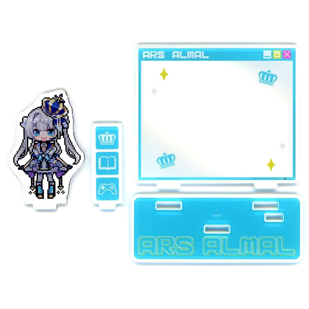 Ars Almal Acrylic Stand Virtual YouTuber Nijisanji ZOZOTOWN Goods Set Dot [USED]