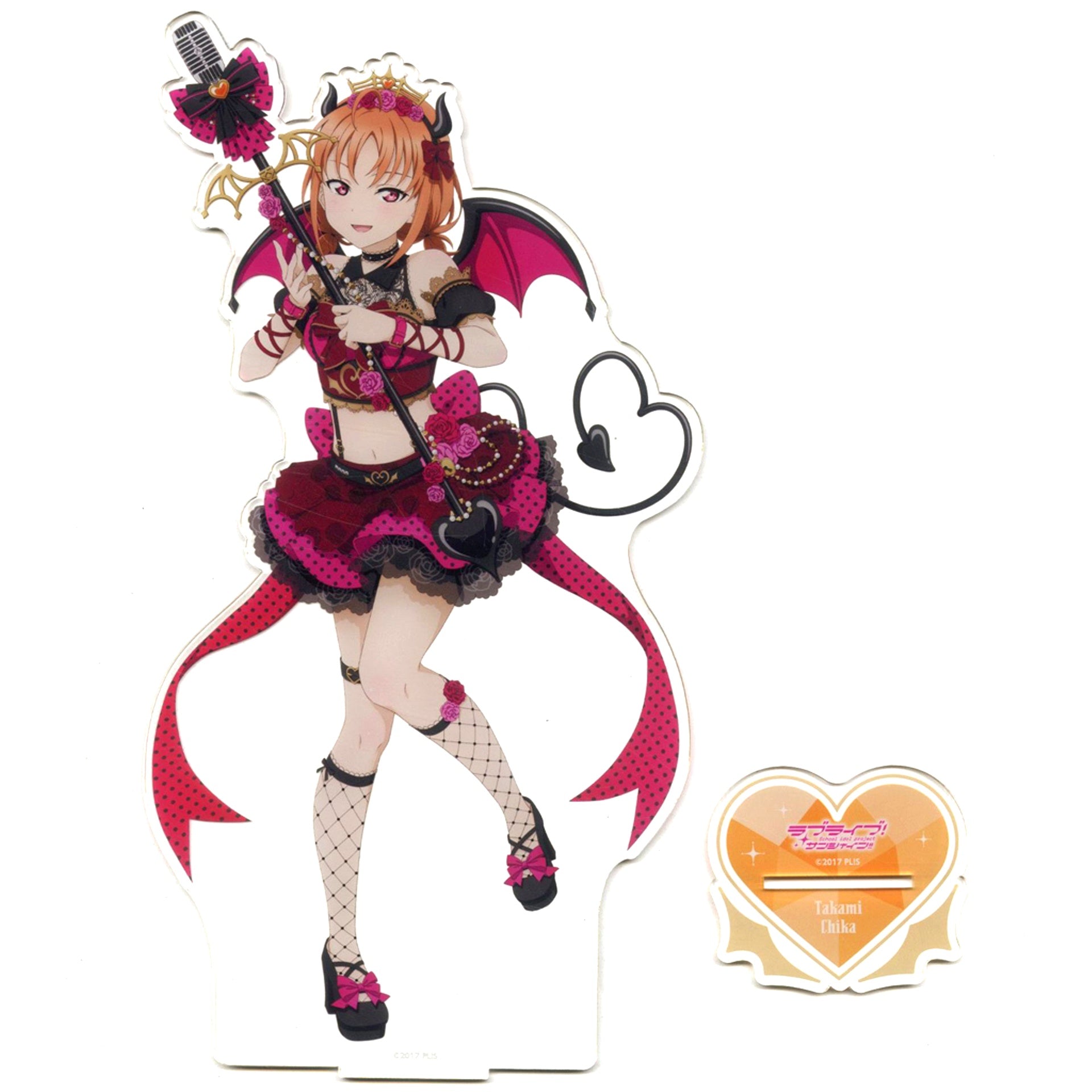 Chika Takami Love Live! Sunshine!! Extra Large Acrylic Stand Koakuma Idol Fair Ver. Koakuma Idol Fair in Gamers [USED]