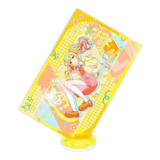 Saki Tenma Anniversary Birthday Illustration 2023-2024 Card Type Acrylic Stand Hatsune Miku: Colorful Stage! [USED]