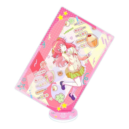 Airi Momoi Hatsune Miku: Colorful Stage! Anniversary/Birthday Illustration 2023-2024 Card Acrylic Stand [USED]