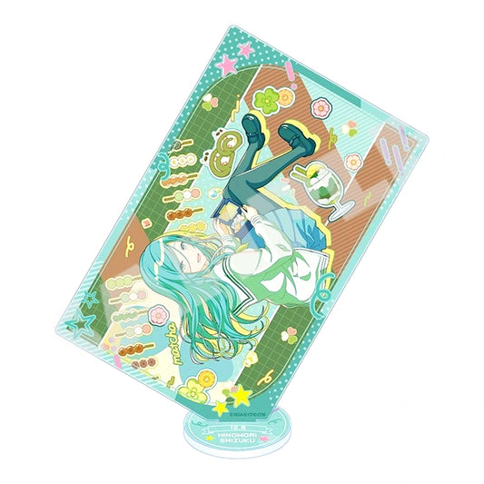 Shizuku Hinomori Project Sekai Colorful Stage! feat. Hatsune Miku Anniversary / Birthday Illustration 2023-2024 Card-style Acrylic Stand [USED]