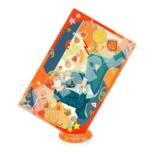 Akito Shinonome Project Sekai Colorful Stage! feat. Hatsune Miku Anniversary / Birthday Illustration 2023-2024 Card-style Acrylic Stand [USED]