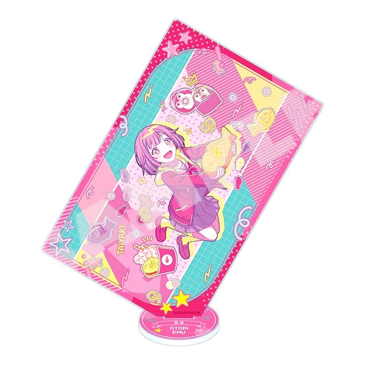 Emu Otori Project Sekai Colorful Stage! feat. Hatsune Miku Anniversary / Birthday Illustration 2023-2024 Card-style Acrylic Stand [USED]