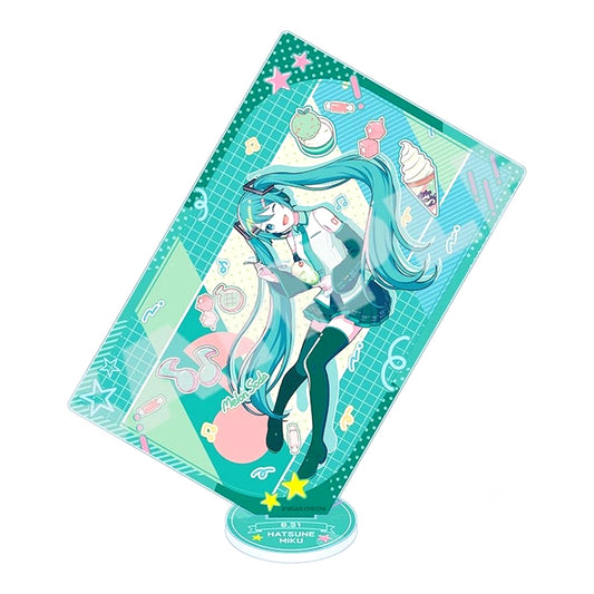 Hatsune Miku Project Sekai Colorful Stage! feat. Hatsune Miku Anniversary / Birthday Illustration 2023-2024 Card-style Acrylic Stand [USED]