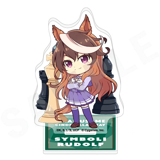 Symboli Rudolf Uma Musume: Cinderella Gray Trading Mini Acrylic Stand Love It! Series [USED]