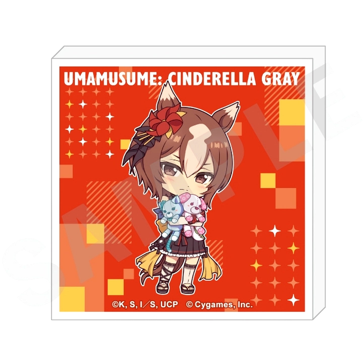 Yaeno Muteki Umamusume: Cinderella Gray Love it! Series Trading Mini Acrylic Block [USED]