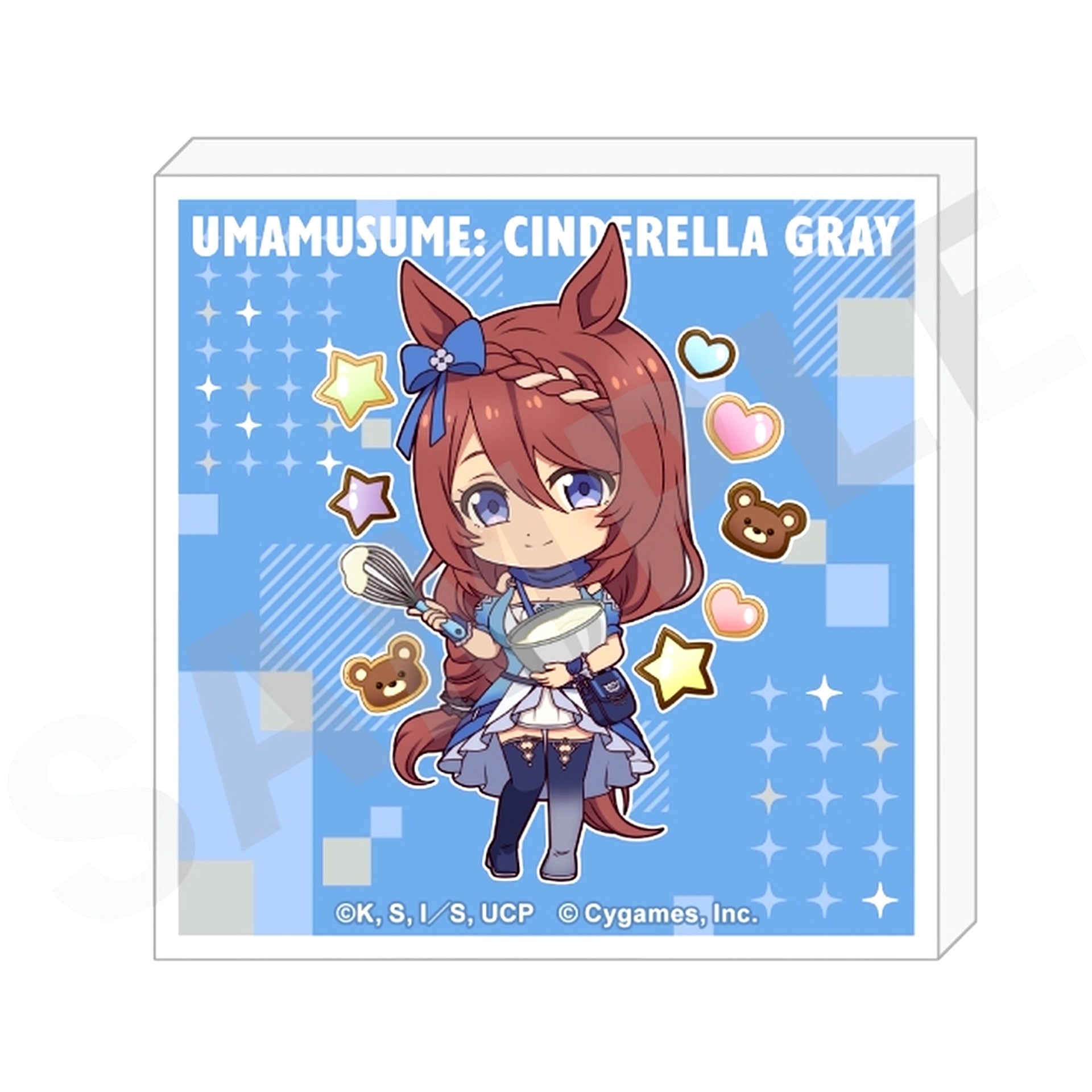 Super Creek Umamusume: Cinderella Gray Love it! Series Trading Mini Acrylic Block [USED]