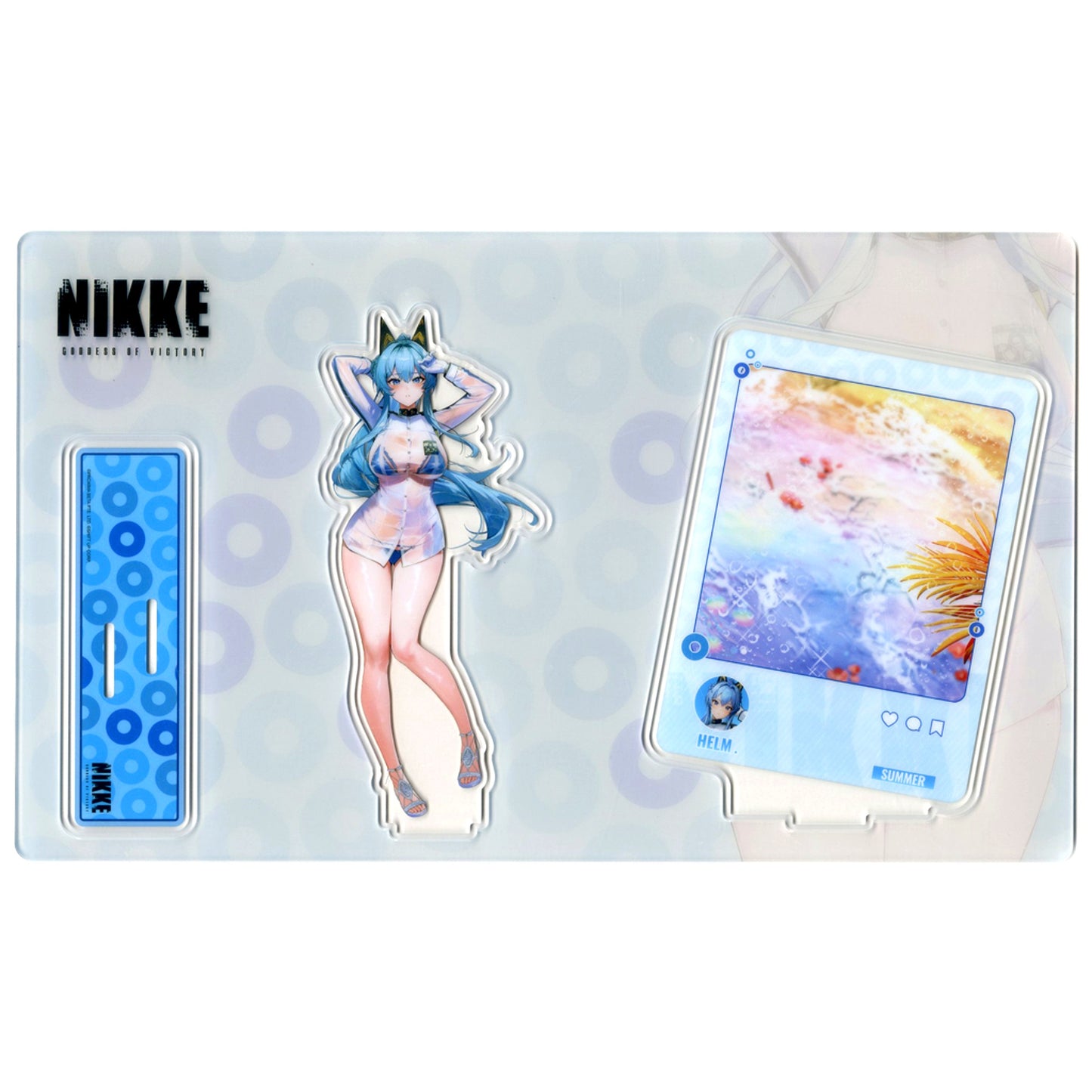 Helm: Aquamarine Goddess of Victory: NIKKE Acrylic Stand C106 Goods [USED]