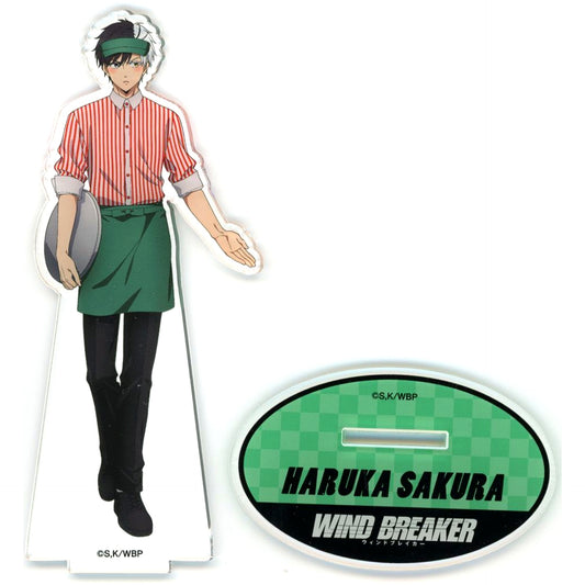 Haruka Sakura Illustration Acrylic Stand WIND BREAKER x and GALLERY Collaboration Cafe [USED]