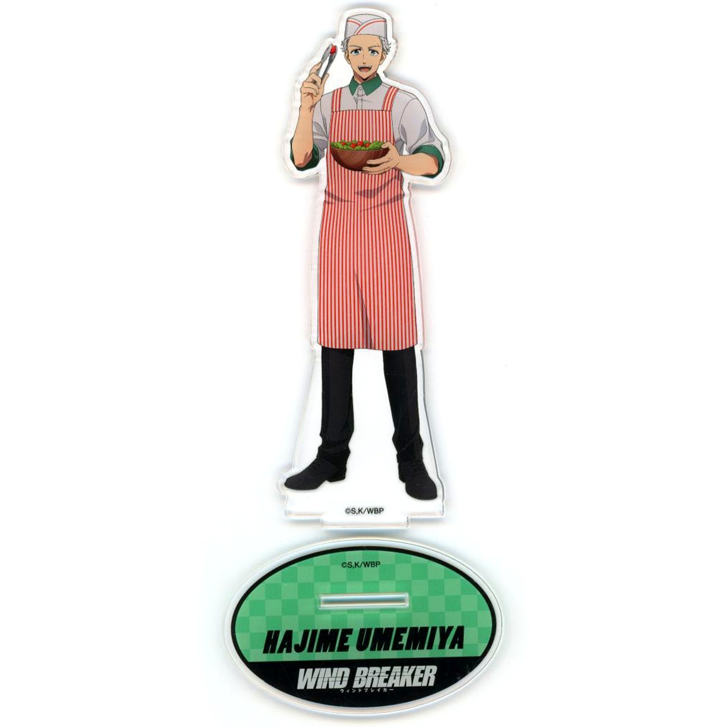 Hajime Umemiya Life-sized Illustration Acrylic Stand Wind Breaker x and GALLERY Collaboration Cafe [USED]