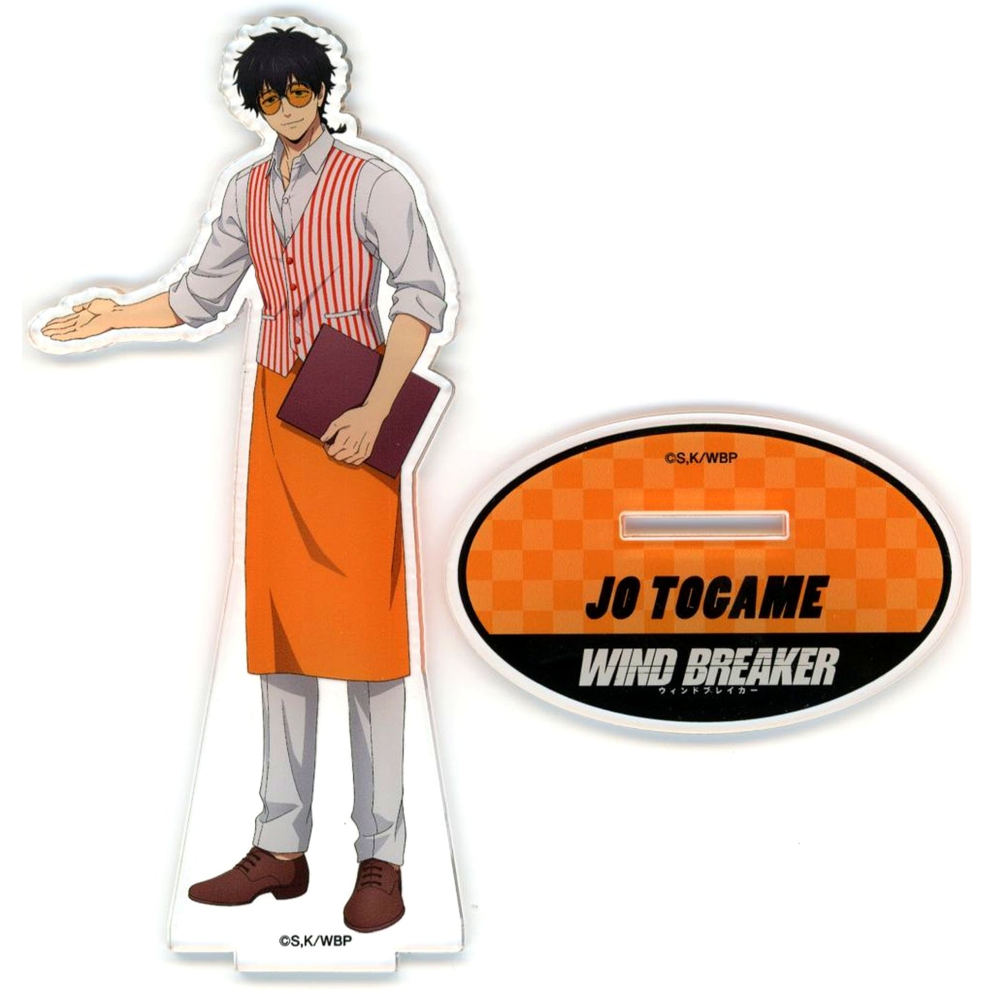 Jo Togame Life-sized Illustration Acrylic Stand Wind Breaker x and GALLERY Collaboration Cafe [USED]