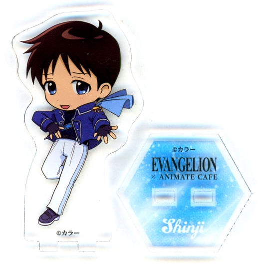 Shinji Ikari Evangelion 30th Anniversary x animate cafe Trading Acrylic Stand [USED]