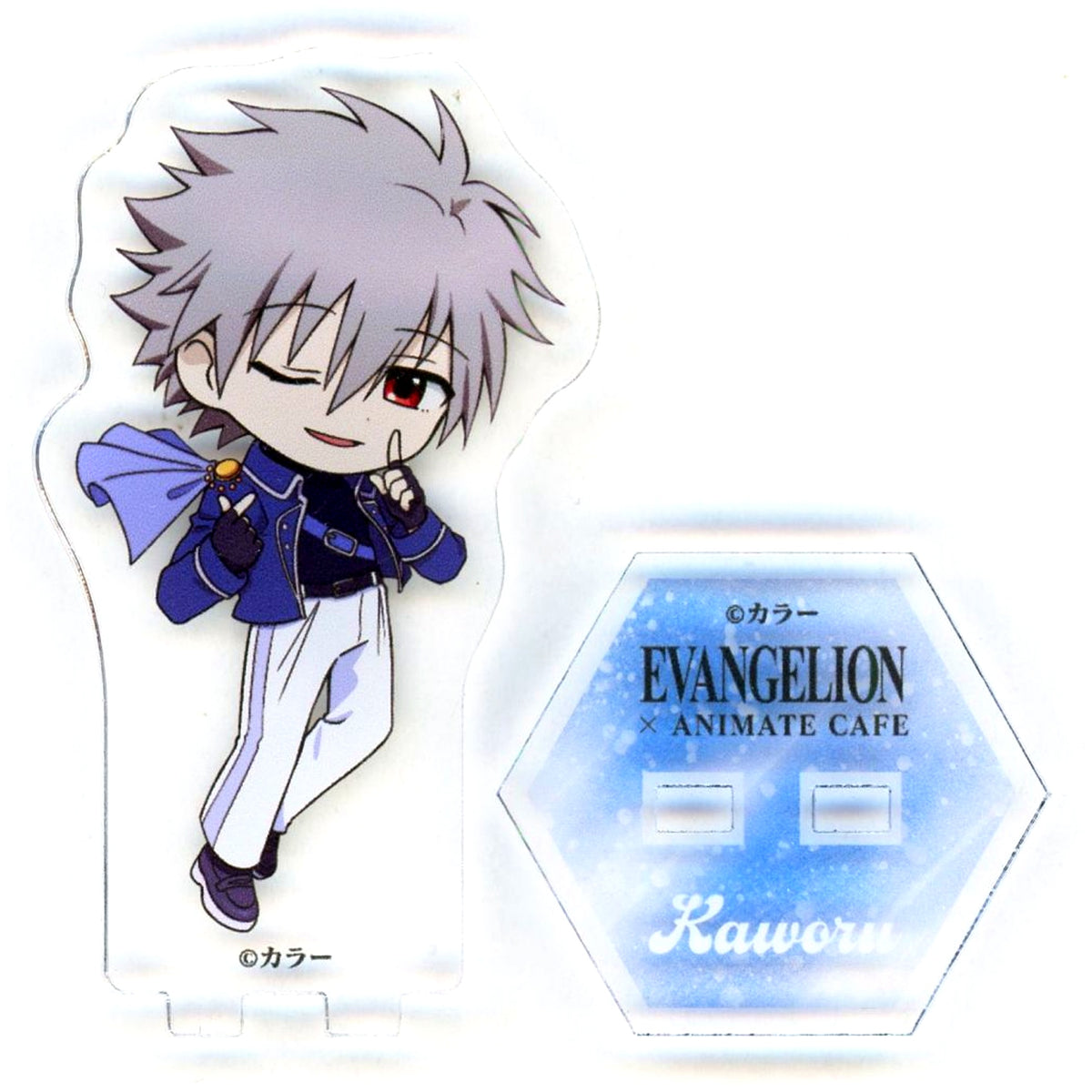 Kaworu Nagisa Evangelion 30th Anniversary x animate cafe Trading Acrylic Stand [USED]