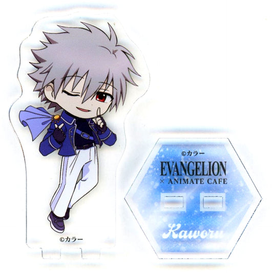Kaworu Nagisa Evangelion 30th Anniversary x animate cafe Trading Acrylic Stand [USED]