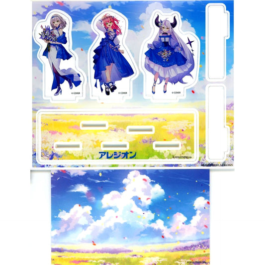 Laplus Darknesss & Sakura Miko & Shirogane Noel Virtual YouTuber Hololive Alesion x Hololive Haru Rurara Campaign Lottery Winner Illustration Group Diorama Acrylic Stand [USED]