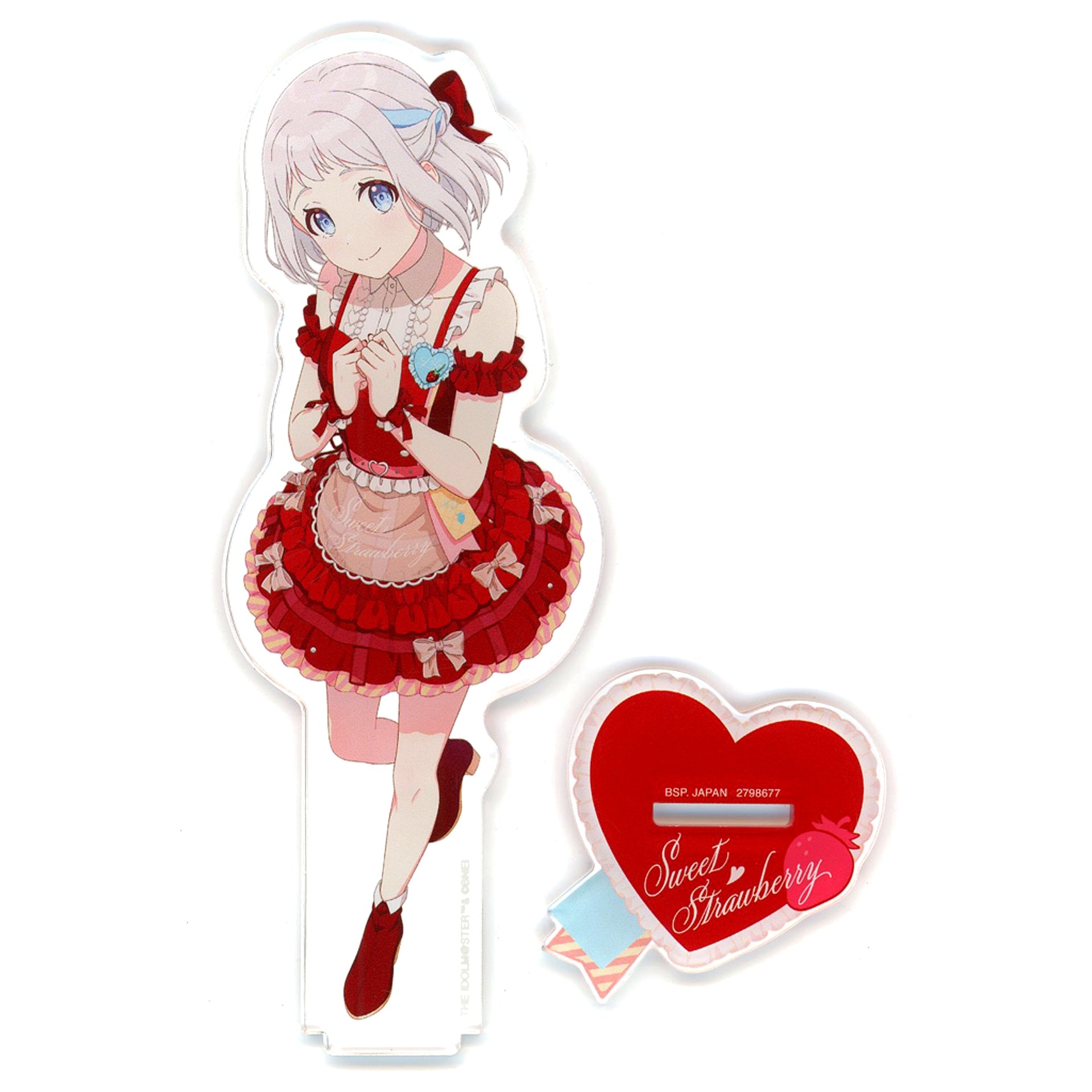 Lilja Katsuragi Big Acrylic Plate with Stand Sweet Strawberry Vol.1 Gakuen Idolmaster [USED]