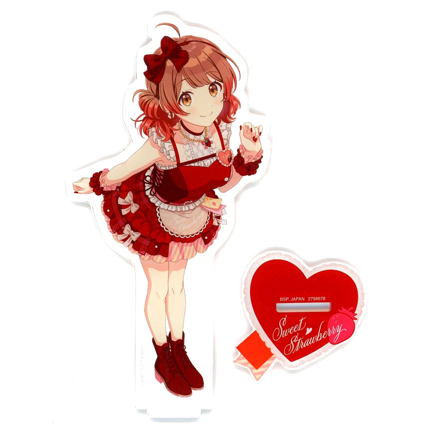 Ume Hanami Gakuen Idolmaster Big Acrylic Plate with Stand Sweet Strawberry vol.2 [USED]