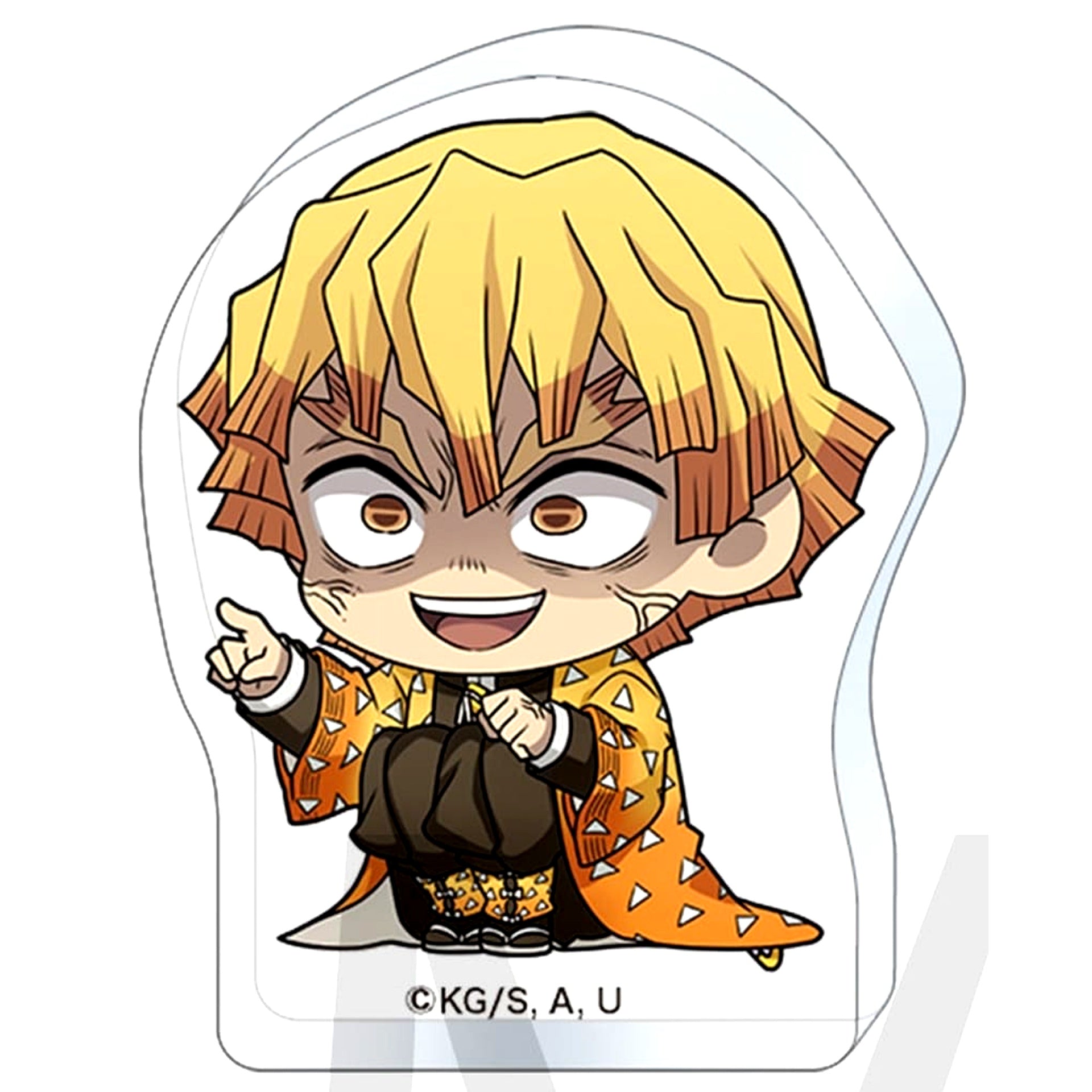 Zenitsu Agatsuma Demon Slayer: Kimetsu no Yaiba Korotto Acrylic Figure ViVimus Infinity Castle [USED]