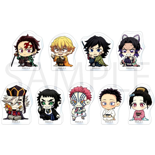Set of 9 Demon Slayer Korotto Acrylic Figure Collection ViVimus Infinity Castle Arc [USED]
