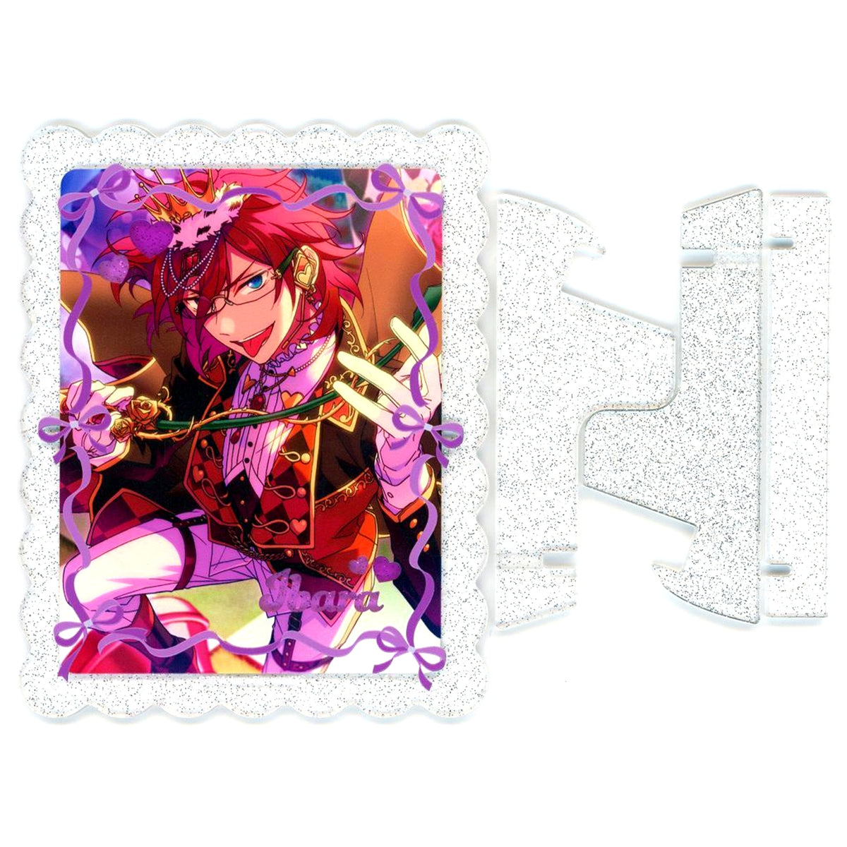 Ibara Saegusa Ensemble Stars!! POP-UP SHOP -10th Anniversary- Glitter Acrylic Stand [USED]
