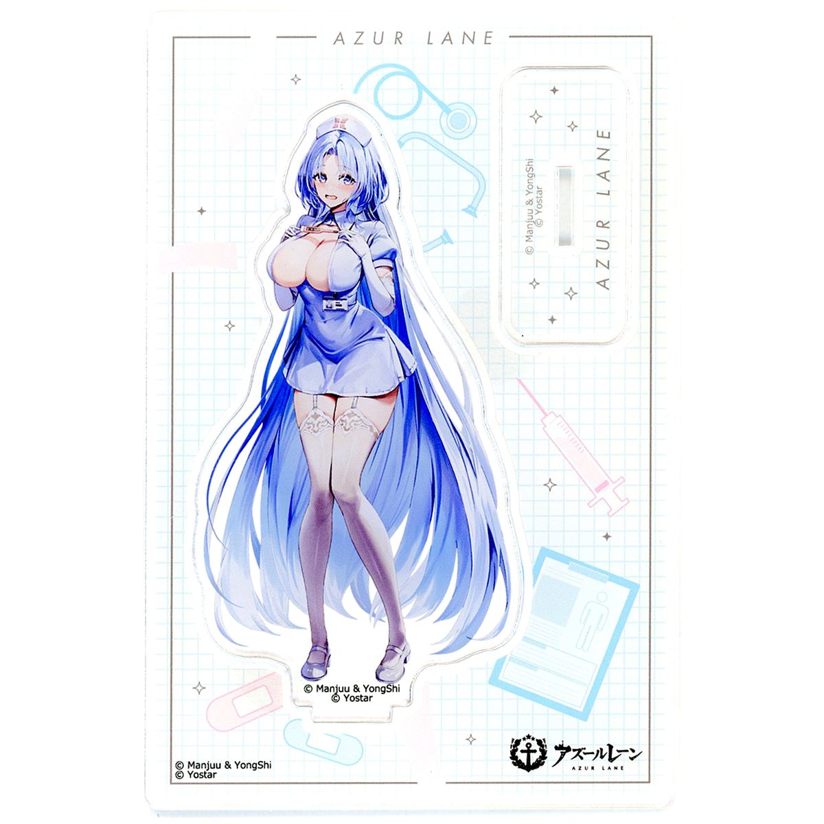 Alsace Nurse Illustration Acrylic Stand Azur Lane [USED]