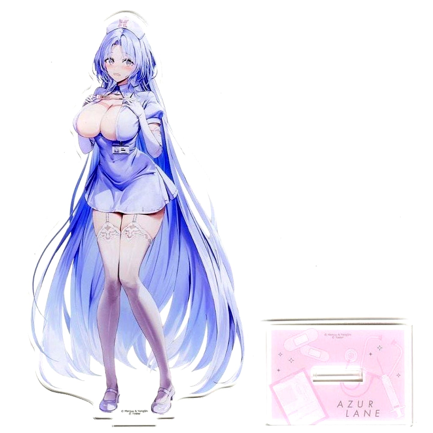 Alsace Nurse C106 Limited Version Illustration Oversized Acrylic Stand Azur Lane C106 Goods [USED]