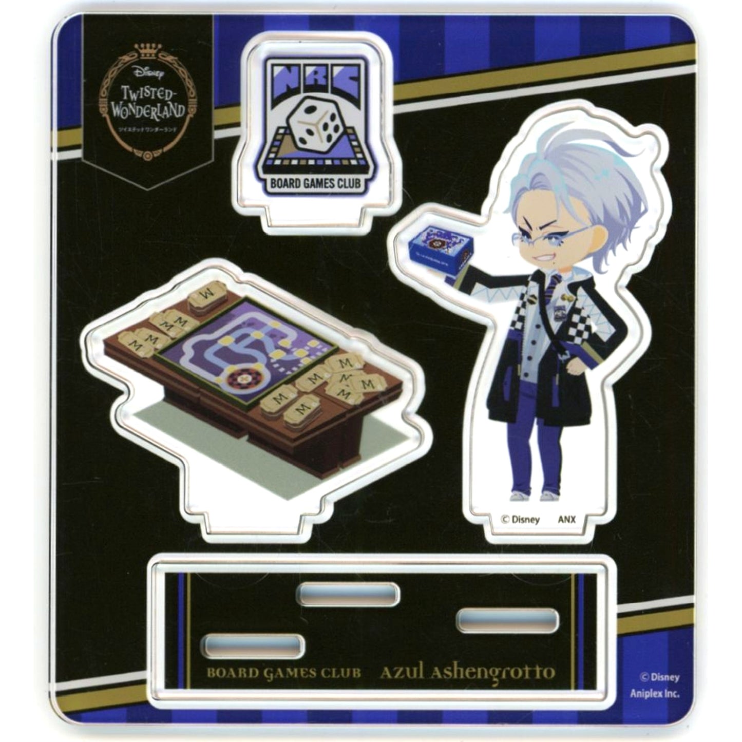 Azul Ashengrotto Club Wear Ver. Board Game Club Mini Acrylic Stand Disney Twisted-Wonderland [USED]
