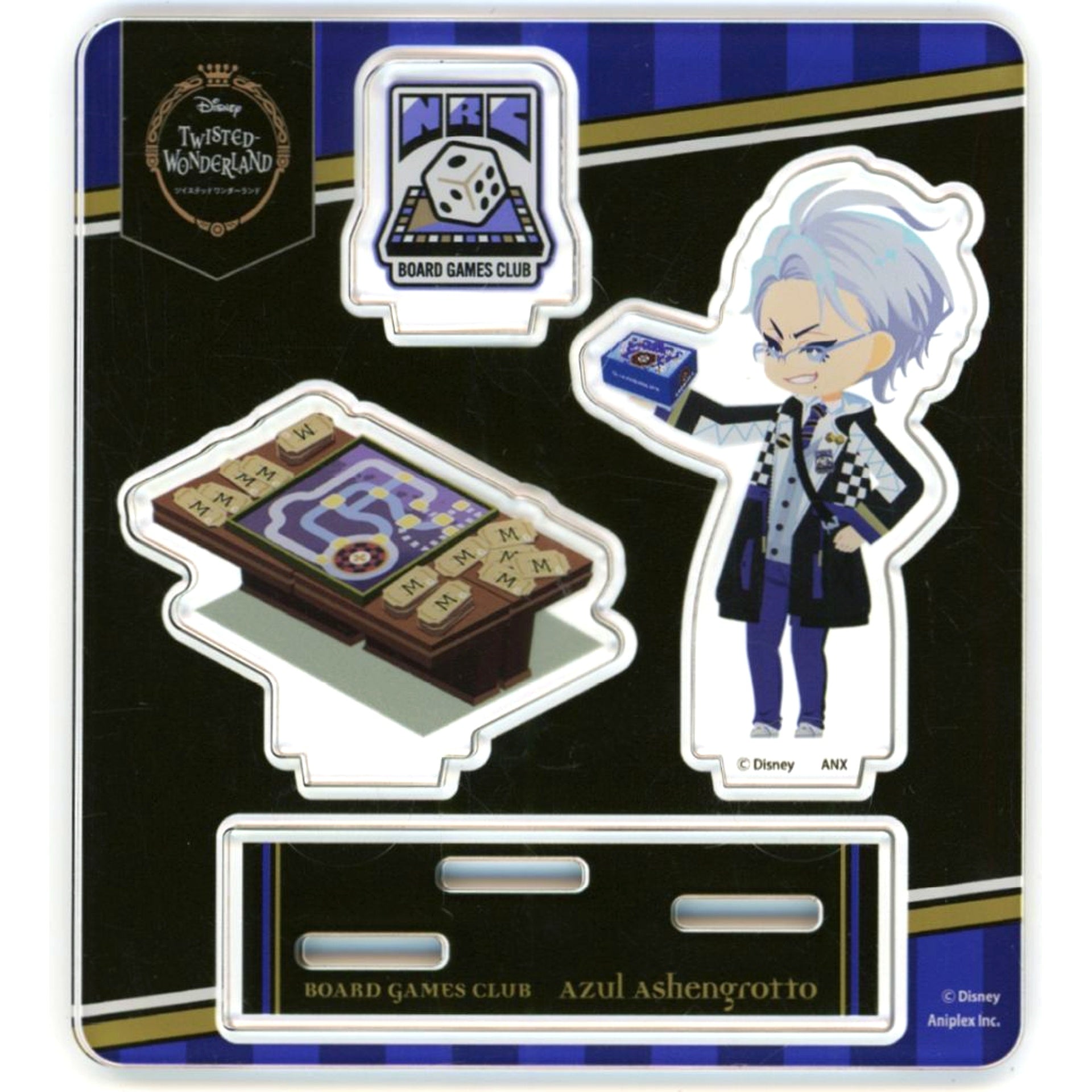 Azul Ashengrotto Club Wear Ver. Board Game Club Mini Acrylic Stand Disney Twisted-Wonderland [USED]