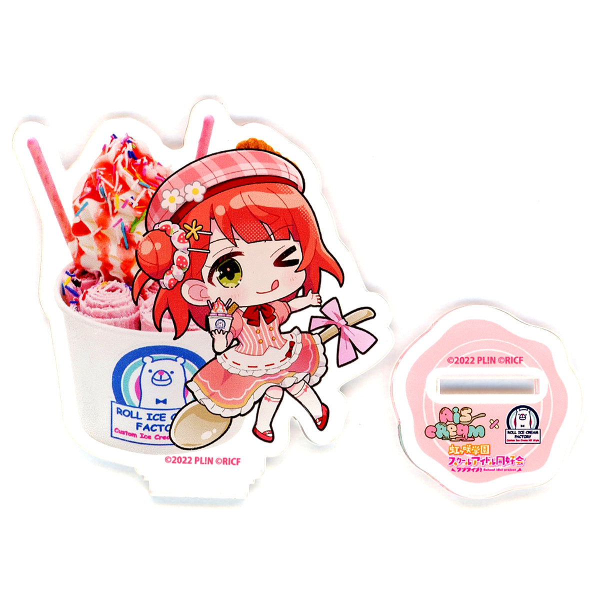 Ayumu Uehara Character and Ice Cream Love Live! Series AiScReam x Roll Ice Cream Factory Trading Acrylic Stand [USED]