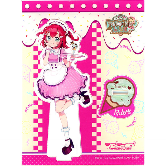 Ruby Kurosawa Acrylic Stand Love Live! Series AiScReam Presents TOPPING LIVE Come See Us Before We Melt [USED]