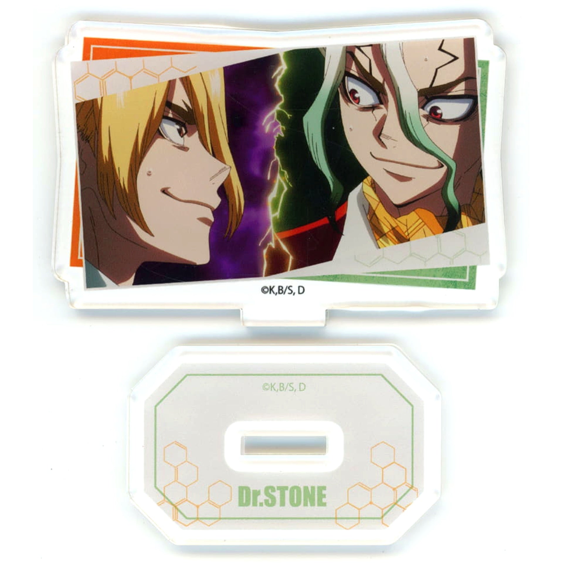 Ryusui Nanami & Senku Ishigami Dr. STONE Trading Scene Photo Acrylic Stand [USED]