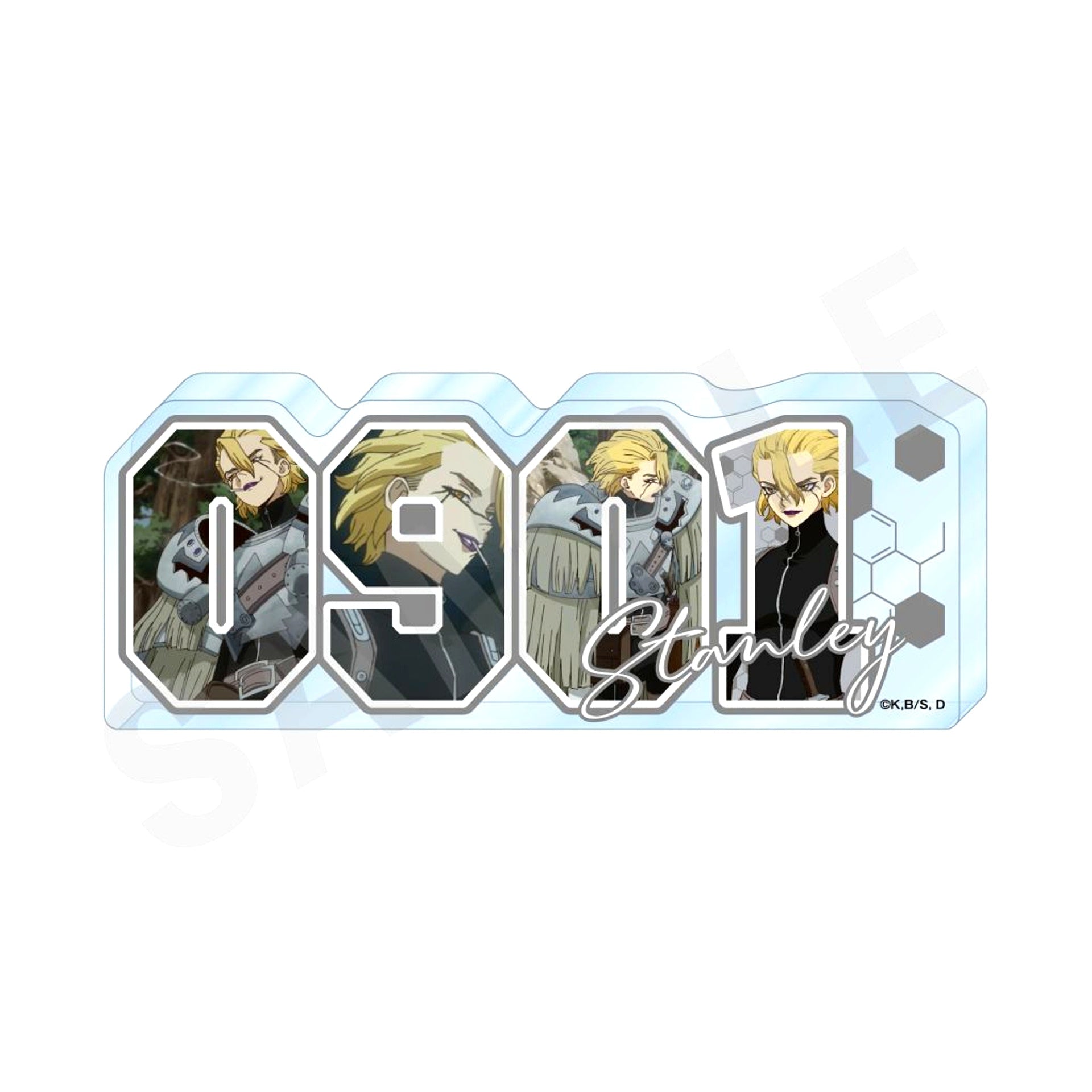 Stanley Snyder Number Acrylic Plate Dr. Stone [USED]