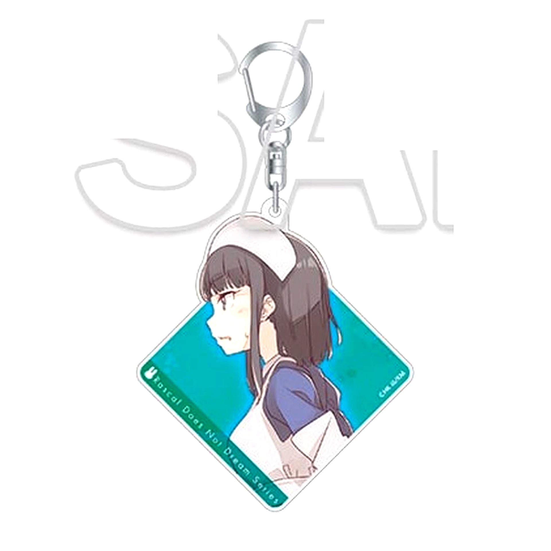 Ikumi Akagi Dengeki Bunko Rascal Does Not Dream Series University Student Arc Group Visual Trading Acrylic Keychain [USED]