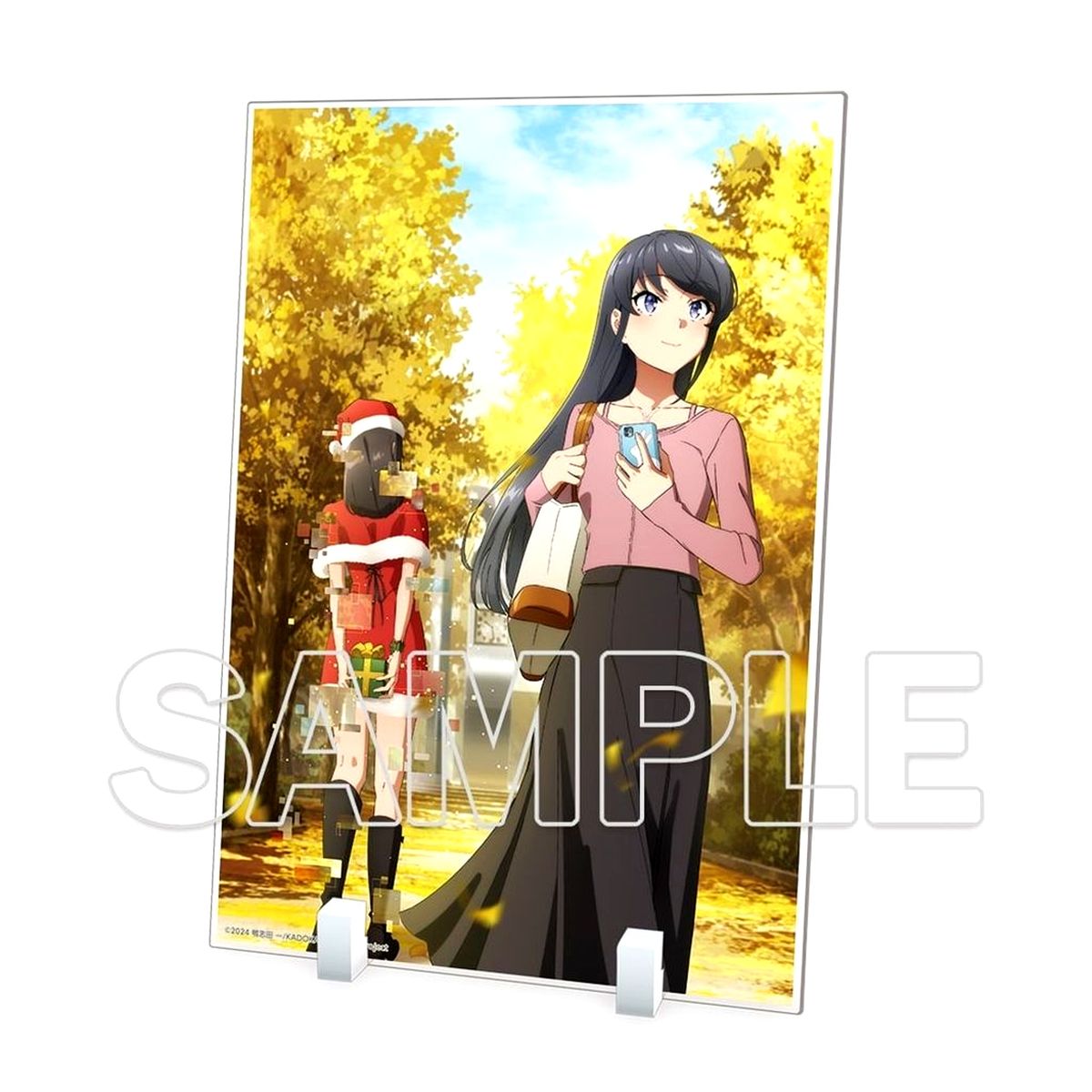 Key Visual Acrylic Plate Rascal Does Not Dream of Santa Claus [USED]