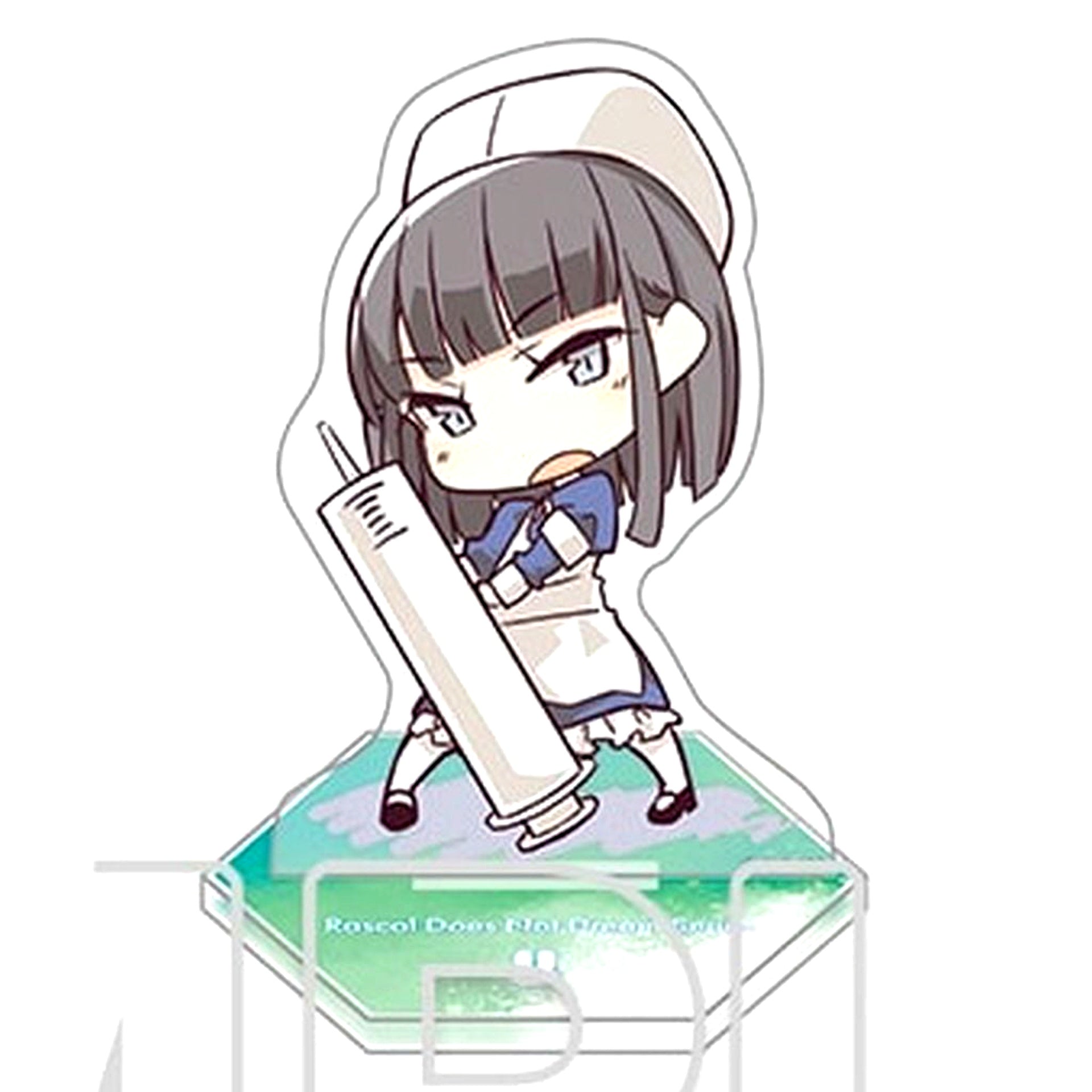 Ikumi Akagi Dengeki Bunko Rascal Does Not Dream Series University Student Edition Chibi Character Trading Acrylic Mascot [USED]