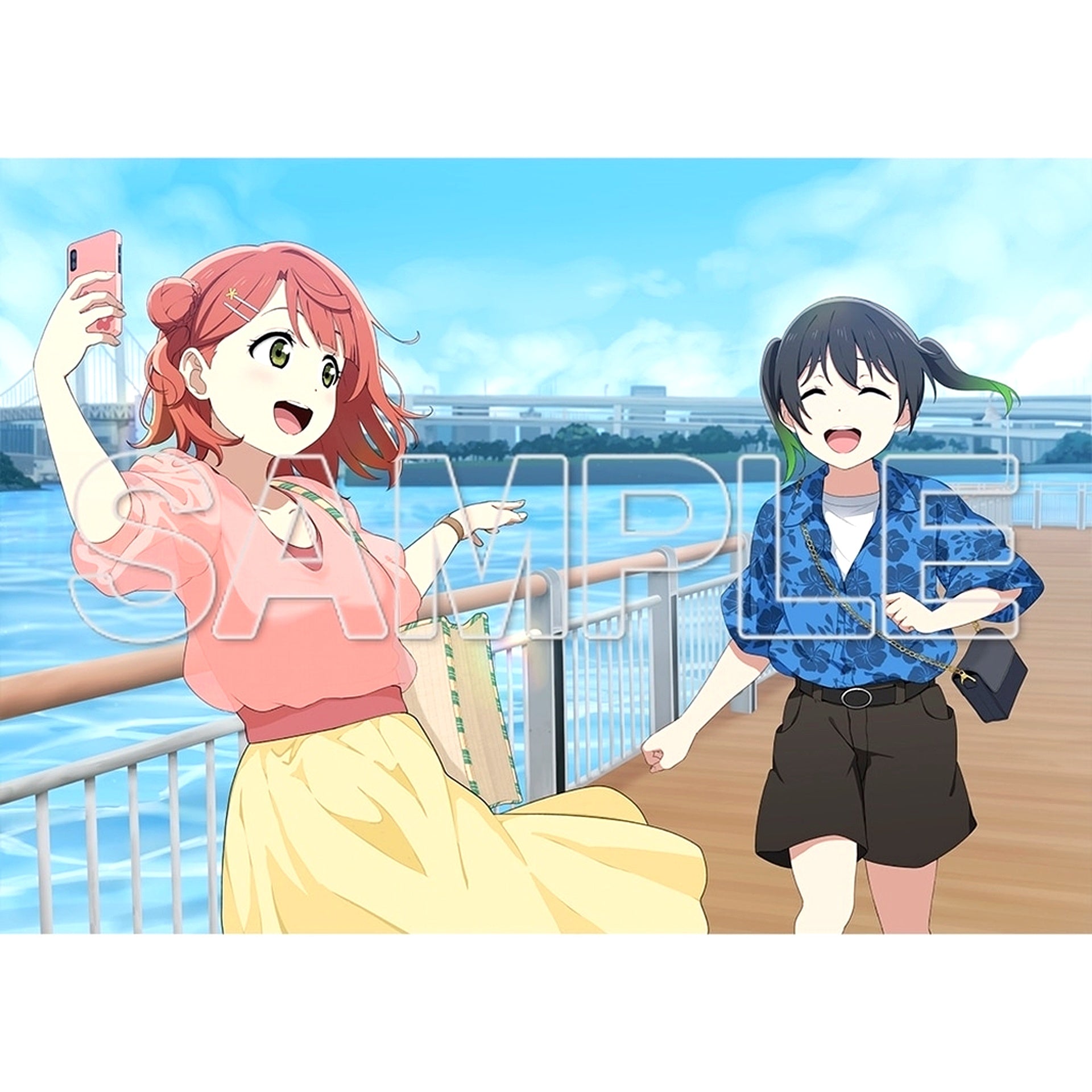 Yu & Ayumu Odekake Love Live! Acrylic Plate Love Live! Series [USED]