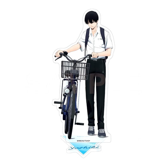 Yoshiki Acrylic Stand Figure Going to School Series Bicycle Commuting ver. TV Anime The Summer Hikaru Died [USED]