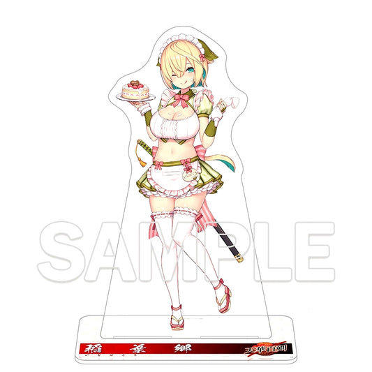 Inaba Go Waitress Ver. 10th Anniversary Reprint Edition G's Magazine 30th Anniversary Super Big Acrylic Figure Tenka Hyakken [USED]