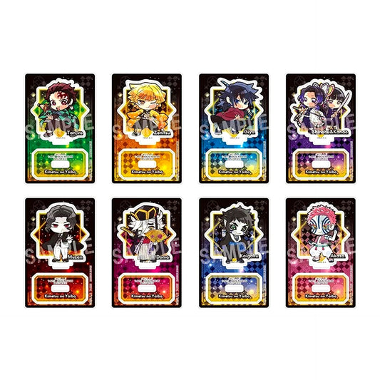 Set of 8 Pita! Defome Demon Slayer: Kimetsu no Yaiba Infinity Castle Arc Trading Acrylic Stand [USED]