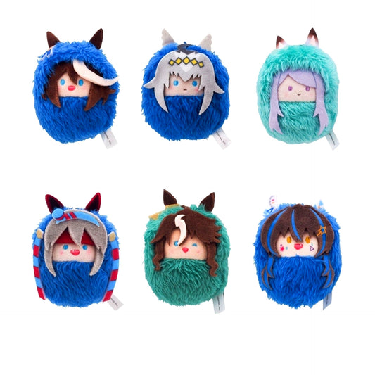 Set of 6 Umamusume: Pretty Derby Kurumi Tapi Plush Vol. 1 [USED]