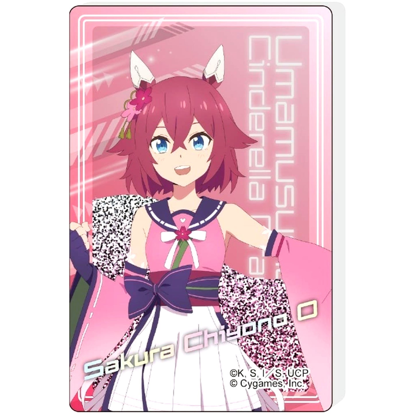 Sakura Chiyono O Umamusume: Cinderella Gray Glitter Acrylic Block [USED]