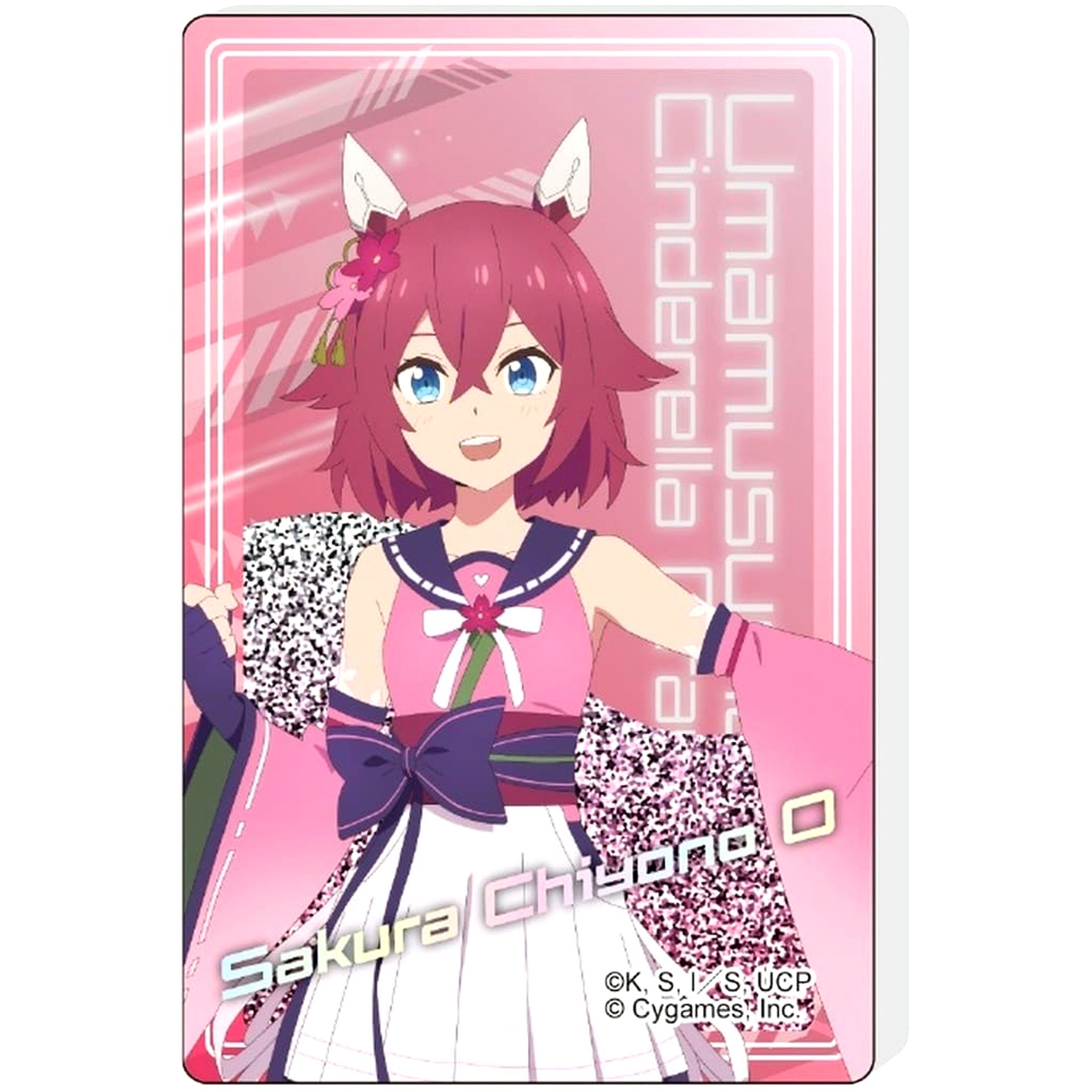 Sakura Chiyono O Umamusume: Cinderella Gray Glitter Acrylic Block [USED]