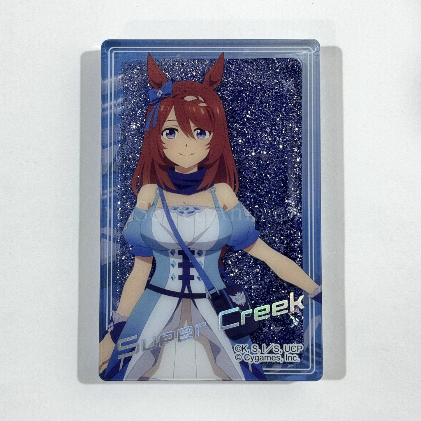 Super Creek Umamusume: Cinderella Gray Glitter Acrylic Block [USED]