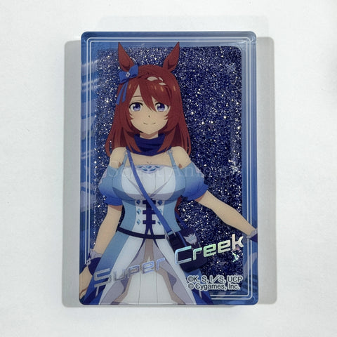 Super Creek Umamusume: Cinderella Gray Glitter Acrylic Block [USED] — photo 1