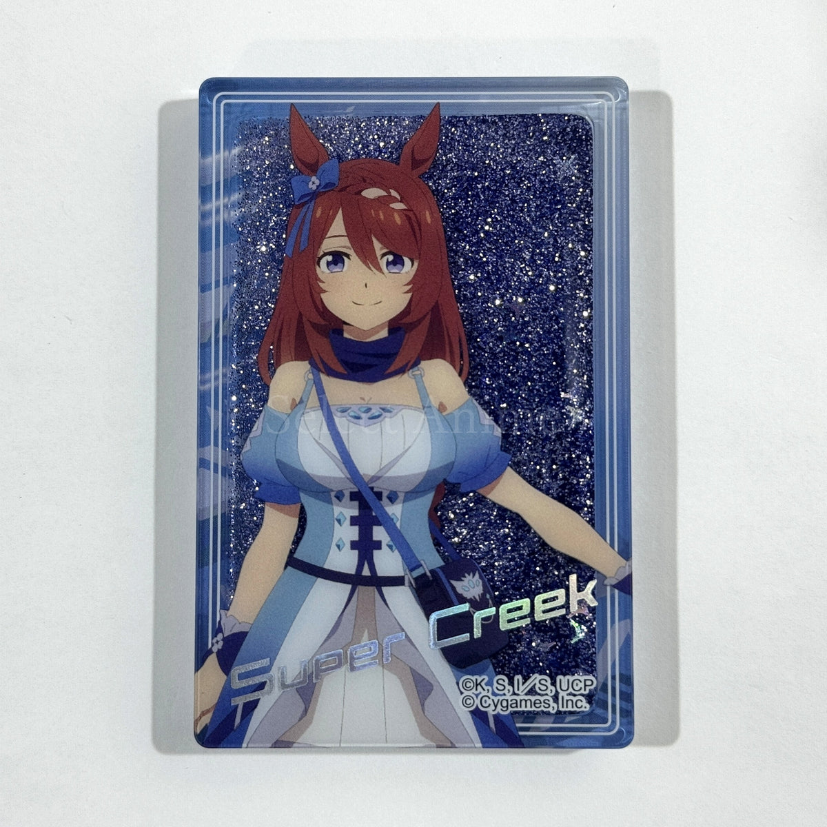 Super Creek Umamusume: Cinderella Gray Glitter Acrylic Block [USED]