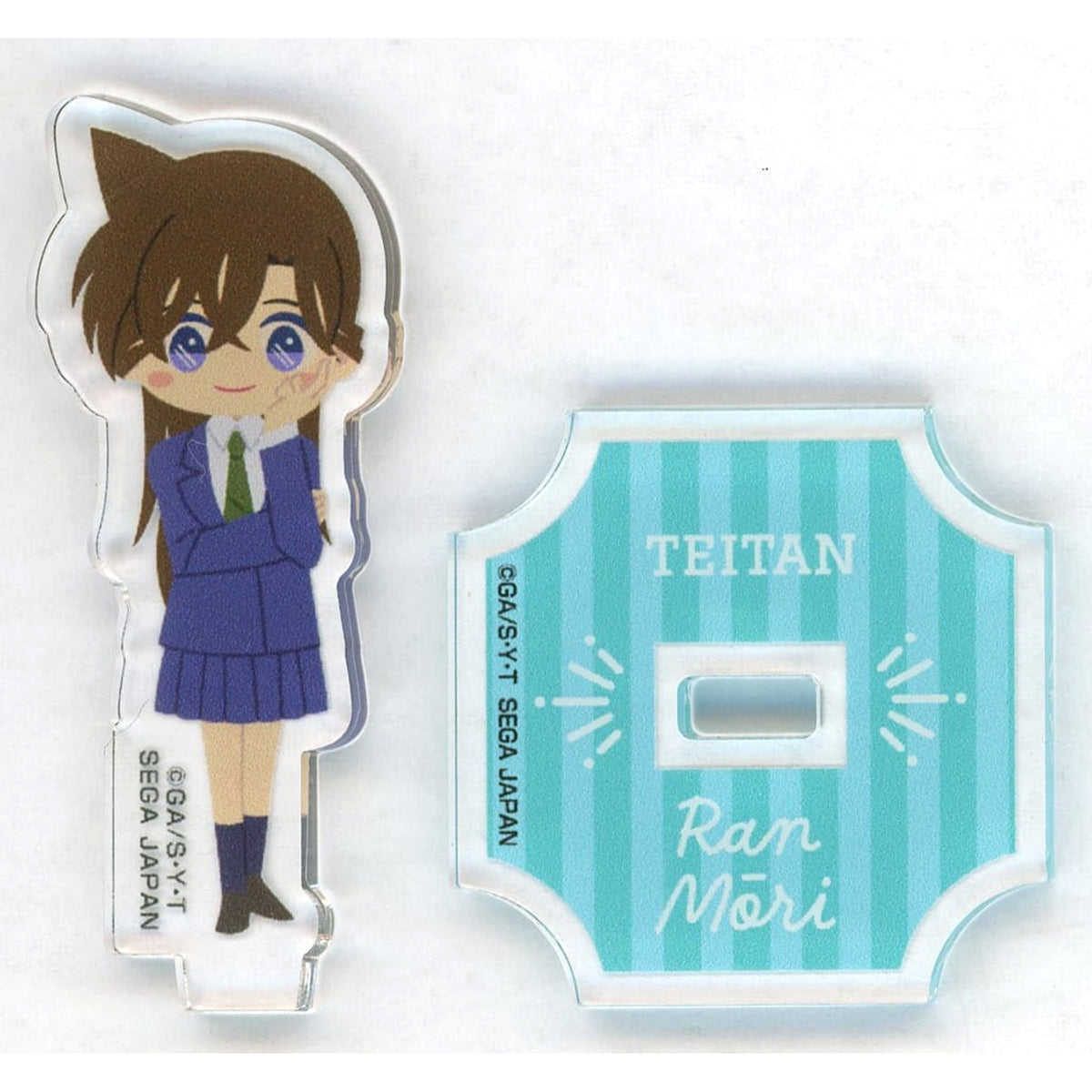Detective Conan Mori Ran Sega Lucky Lottery Online All Together: Student Edition Acrylic Stand Prize F-7 [USED]