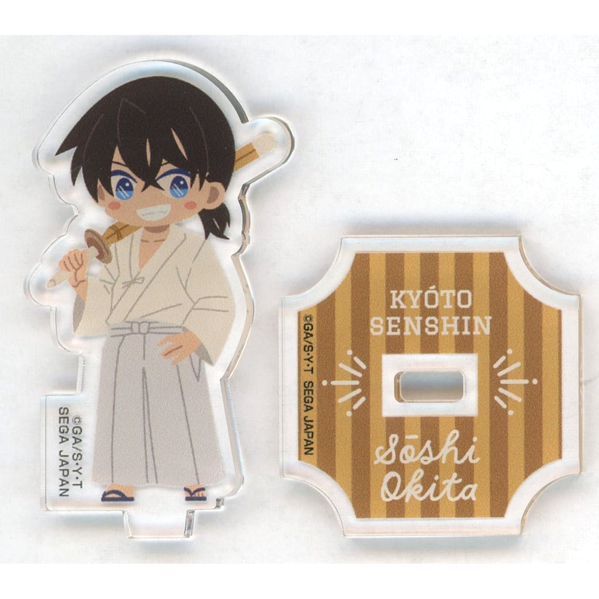 Detective Conan Soshi Okita Sega Lucky Lottery Online All Together: Student Edition Acrylic Stand Prize F-17 [USED]